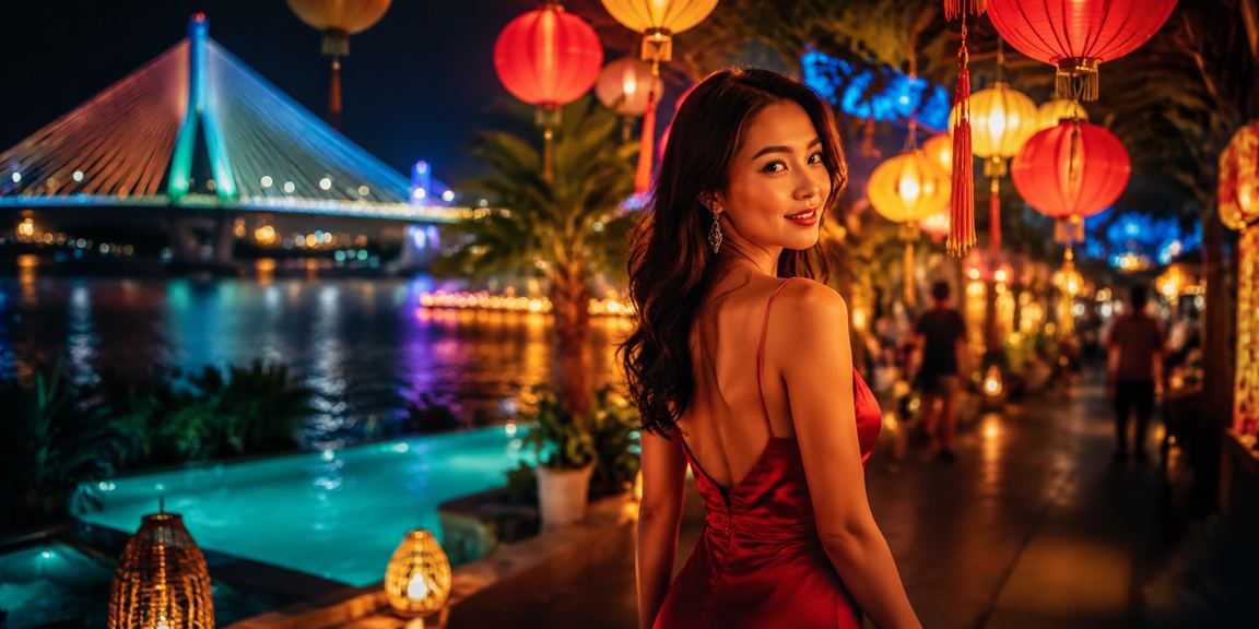 Chợ đêm Cần Thơ minh họa người dùng kiểm tra giao dịch VND trước khi tham gia